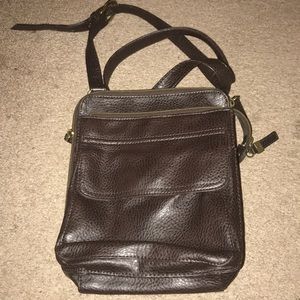 Espresso Brown Relic crossbody EUC